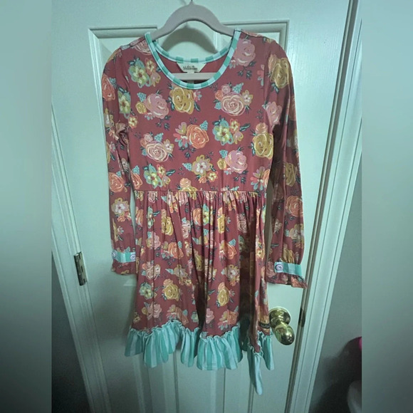 Matilda Jane Wonderment Rosie Posie Dress Gorgeous Floral Size 8 NWOT - Picture 2 of 5